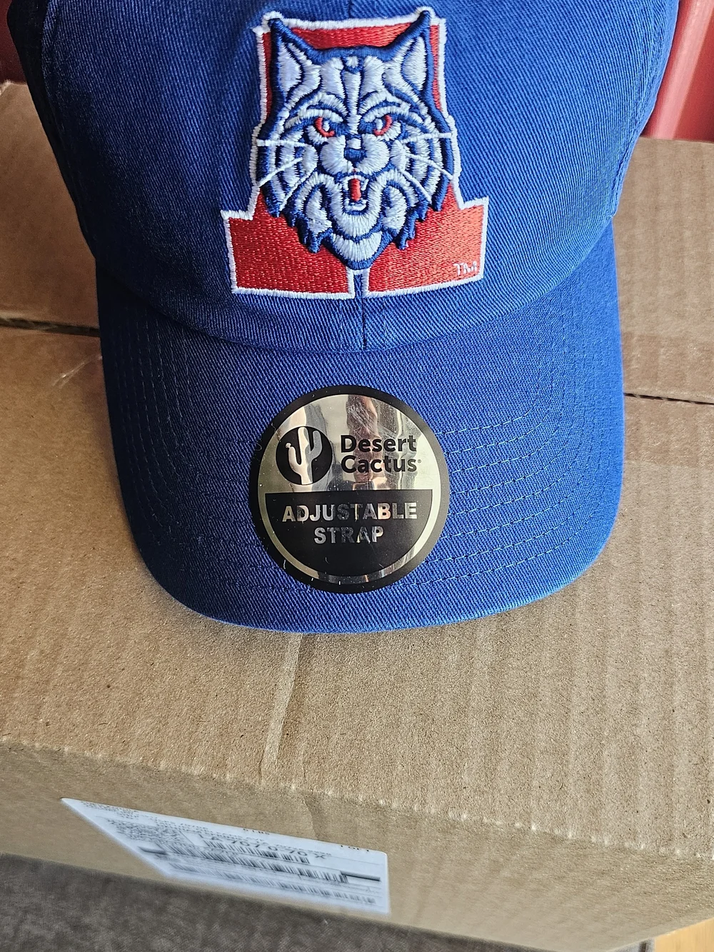 NEW University of Arizona Wildcats Logo Blue Hat Cap Desert Cactus NCAA